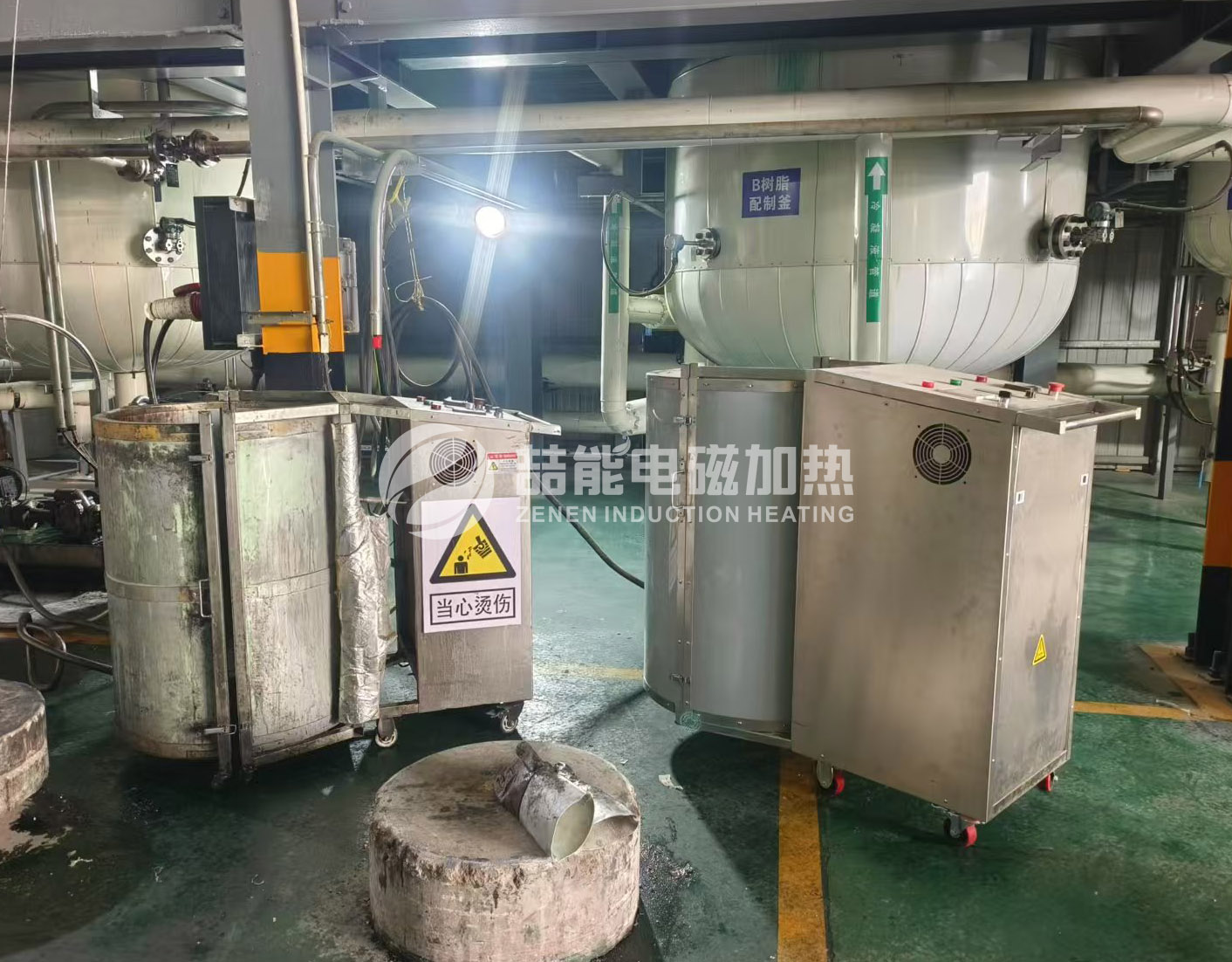 油桶電磁加熱小車，賦能增效劑/防結劑高效恒溫加熱